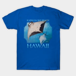 Kapalua Bay Beach Hawaii Manta Rays Sea Rays Ocean T-Shirt